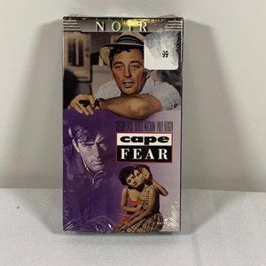 New Factory Sealed Cape Fear 1962 Thriller Gregory Peck Robert Mitchum VHS Rare